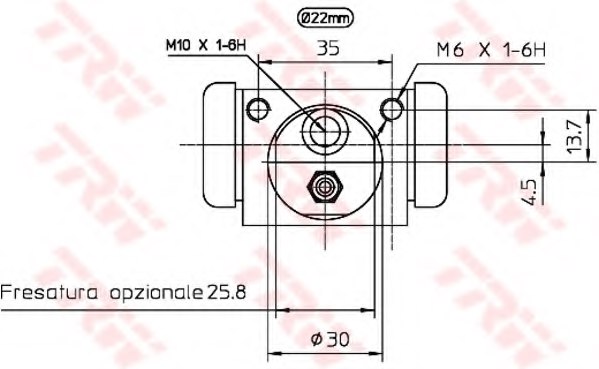 TRW BWH397 Wheel Brake Cylinder